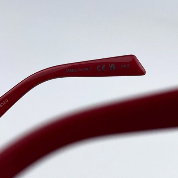 NEW Saint Laurent SL467 003 Red Grey Cat Eye Women Sunglasses - Picture 11 of 12